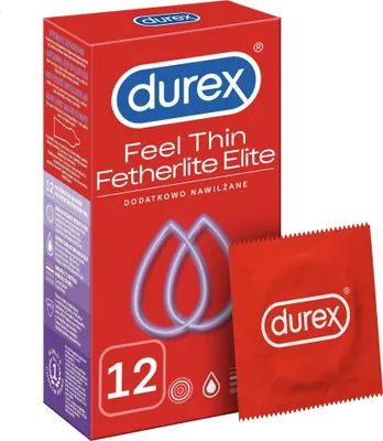 Obrázok produktu pre Durex Prezerwatywy Fetherlite Elite, 12 sztuk