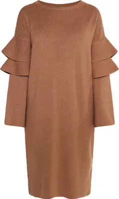 Image de Robe RISA pour femme - camel, XL/XXL