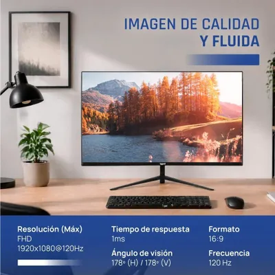 Imagen del producto de iggual Monitor 27" IPS 1ms FHD 120Hz VGA HDMI MM
