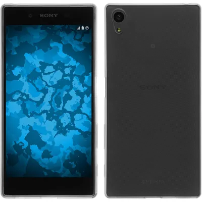 Produktbild von PhoneNatic Case kompatibel mit Sony Xperia Z5 - clear Silikon Hülle Slimcase + 2 Schutzfolien