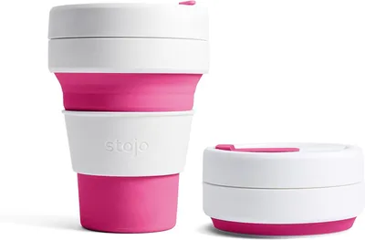 Produktbild von STOJO On-The-Go Faltbarer Kaffeebecher 355 ml – Wiederverwendbarer Coffee-to-go Becher