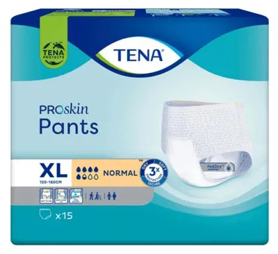 Produktbild von TENA Pants Normal Inkontinenzpants Gr. XL | Packung (15 Stück)