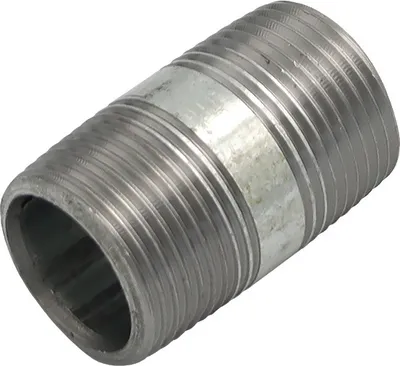 Produktbild von Rohrdoppelnippel 3/4 Zoll 26,9 x 40 mm DN20 Rohrnippel verzinkt