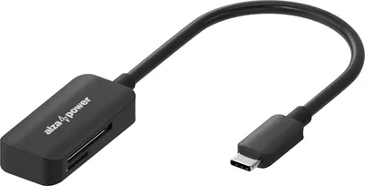 Zdjęcie produktu dla Czytnik kart pamięci AlzaPower USB-C 3.2 Gen 1 czarny