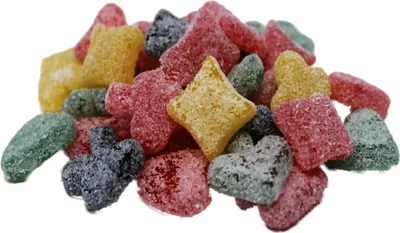 Produktbild von De Bron ovocná žuvačka sour in poker game ovocná žuvačka bez cukru 1000g