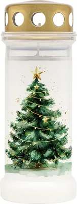 Produktbild von Grabkerze BOLSIUS Gravelight, Baum, 70 h, 173x67 mm