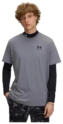 Produktbild von Under Armour Logo Embroidered Heavyweight Kurzarm-t-shirt Grau M Mann Grau M