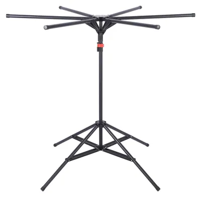Produktbild von Wäscheständer, Robustes Kohlenstoffstahl, Faltbares Design, Schwarz, 6
