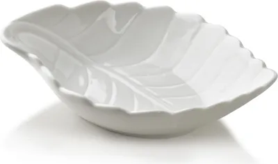 Produktbild von Schale Porzellan Basic Blatt 16x12x4 cm Weiß 1 Stück