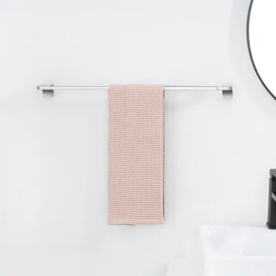 Produktbild von CECIPA quadratischer Handtuchhalter, gebürsteter Edelstahl Badetuchhalter, moderner Wand Handtuchstange für Badezimmer