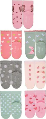 Produktbild von Sterntaler Baby- und Kindersocken Mïädchen 7er-Box 17/18