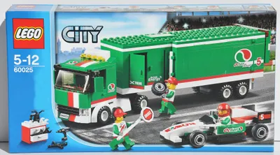 Produktbild von Lego City 60025 Formel 1 Truck Rennwagen Auto Truck