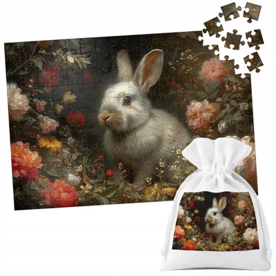 Image de Puzzle Tradycyjne - Zwierzęta Królik - 252El