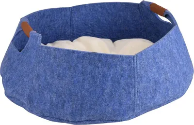 Produktbild von Flamingo Zipora 46x38.5x14cm Haustierkissen Blau Blau One Size