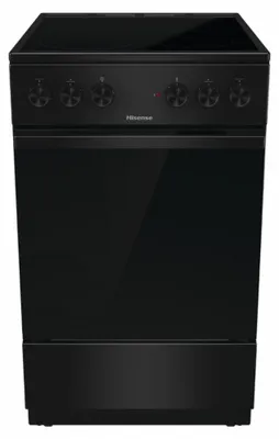 Image de Cuisinière vitrocéramique 68l 8kw noir - Hisense - HEC5A10BG - hi4