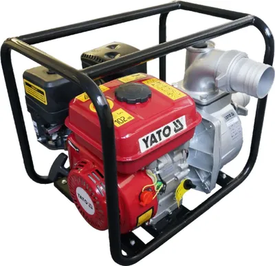 Produktbild von "Profi Benzin 3" Wasserpumpe 60m³/h 5,9PS Motorpumpe Garten-Pumpe Kreisel-Pumpe"
