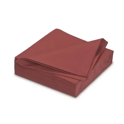 Produktbild von Servietten stoffähnlich 40x40cm in  25 Stück, Farbauswahl:weinrot / bordeaux 270