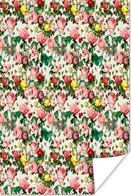 Produktbild von MuchoWow® Poster Blumen - Frühling - Pastell 60x90 cm - Wanddekoration
