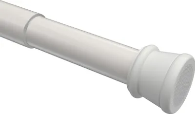 Produktbild von Interdeco Spannstange / Duschvorhangstange 26/23 mm Ø Weiß, Typ Tensofix, 125-220 cm