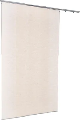 Immagine prodotto di SucceBuy Tende a pannello Tende scorrevoli 4 pannelli semioscuranti marrone chiaro