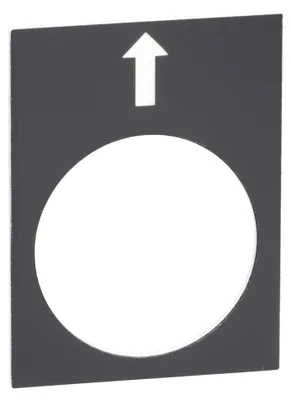 Produktbild von Schneider Electric Symbolschild ZB2BY2910 schwarz 30 x 40mm