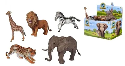 Produktbild von Simba 104342642 - Nature World - Safaritiere, 5-sort. - Neu