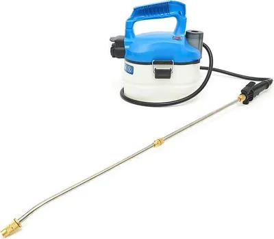 Image de Tuyau d'eau de 3 litres avec régulateur de pression / Pistolet à eau rechargeable, batterie 20 volts, 2,0 Ah, lithium-ion
