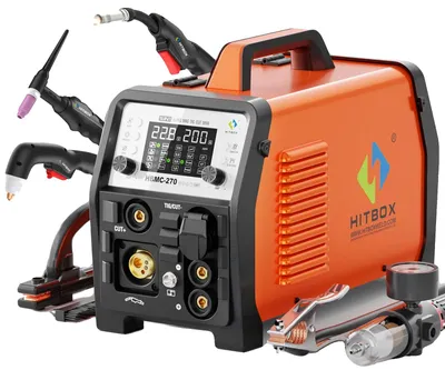 Produktbild von Schweißmaschine, 6 in 1 Funktionalität, gas- und gaslos kompatibel, HBMC270