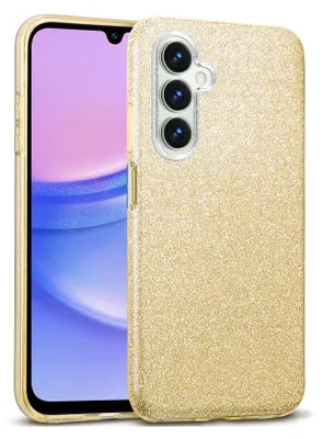 Zdjęcie produktu dla Etui na telefon komórkowy Samsung Galaxy A15 4G / 5G brokatowe etui ochronne TPU, złote