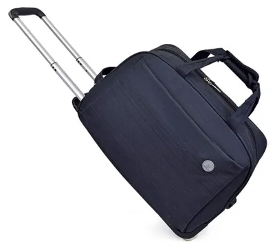 Productafbeelding van Reistas met Wielen - Opvouwbare Reistas - Handbagage 50x26x32 cm - Grote Capaciteit - Lichtgewicht - Oxford-Stof