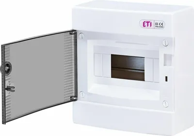 Zdjęcie produktu dla Skrzynka bezpiecznikowa Skrzynka rozdzielcza IP40 Rozdzielnica natynkowa Mała rozdzielnica ECT8PT