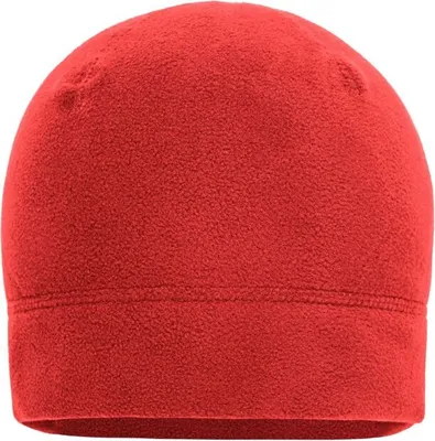 Produktbild von Fleecemütze mit zierenden Flachnähten red, Gr. one size