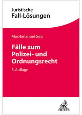 Zdjęcie produktu dla Fälle zum Polizei- und Ordnungsrecht