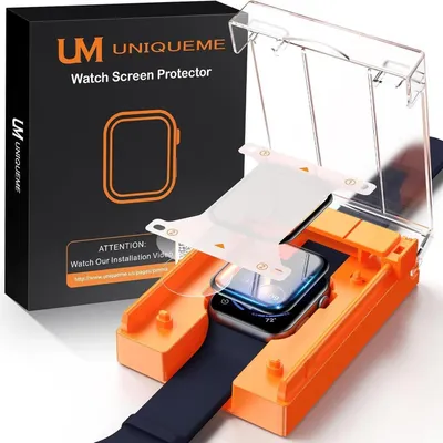 Obrázok produktu pre Armour fólia pre Apple Watch 45 mm - Balenie 2 ks - Transparentná - Ochrana proti poškriabaniu - 3D plné krytie
