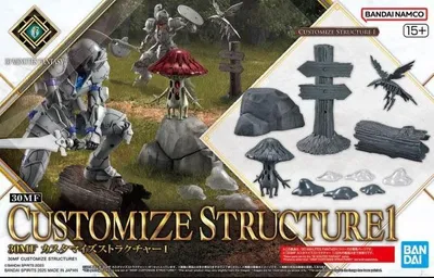 Produktbild von Bandai-Modellbausatz – 30Mf – Customize Structure 1 – Modellbausatz