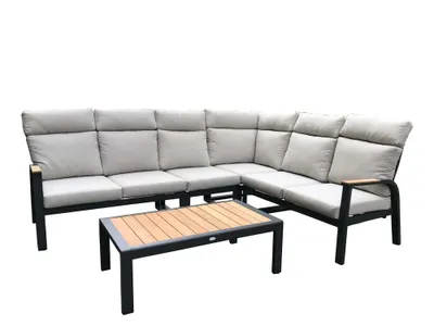 Produktbild von ROJAPLAST Annecy Eckset Aluminium 1310