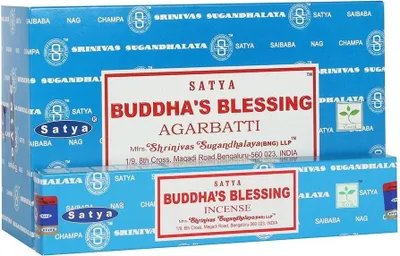 Obrázok produktu pre Satya - Vonné tyčinky, Buddha's Blessing 144-pack SD2809 (jedna veľkosť) (modrá)