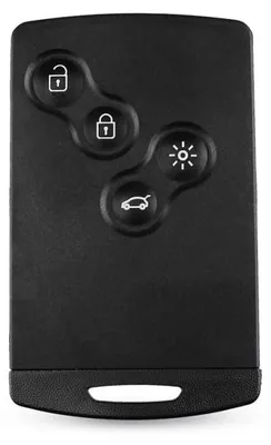 Immagine prodotto di Chiave Auto Completa Techstar® compatibile con Renault, Megane, Scenic, Fluence, 4 Pulsanti, 433Mhz, Chip 7952