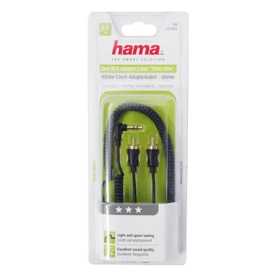 Immagine prodotto di Cavo a spirale Flexi-Slim 1,5 m jack 3,5 mm/2x RCA