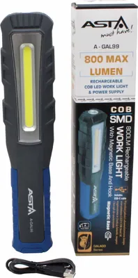 Immagine prodotto di Luce LED COB, magnetica ricaricabile, luce LED lampada per officina, casa, 800 lm Asta
