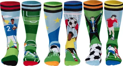 Produktbild von United Oddsocks Herren Socken, 6 Socken Pack - Strumpf, Mottomotive Freekick 39-46