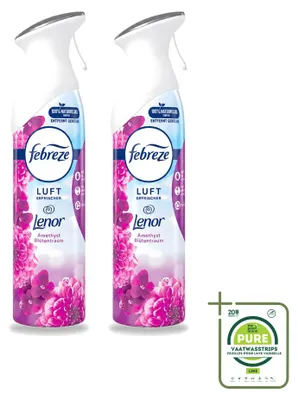 Obrázek produktu pro 2 kusy osvěžovače vzduchu Febreze Amethyst, vůně Amethyst Blossom Dream, objem 300 ml, balení