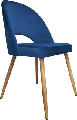 Obrázok produktu pre Stolička ISKAR 2 VELVET navy blue/ak