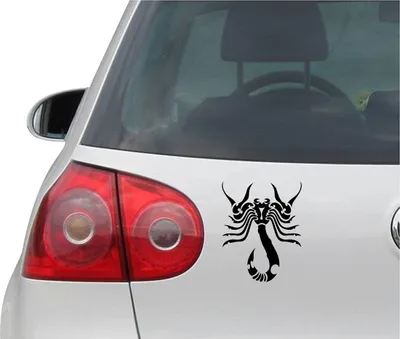 Produktbild von Aufkleber / Autoaufkleber - JDM - Die cut - SCORPIO - Auto, Truck, Notebook, Laptop - schwarz - 114mmx139mm