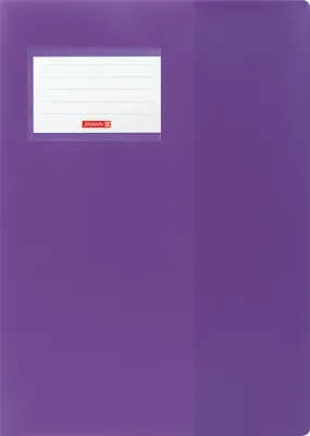 Produktbild von Hefthülle A4 FACT!pp violett mit Namensschild