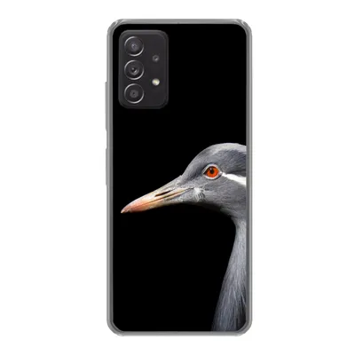 Produktbild von MuchoWow® Handyhülle Schutzhülle Hülle für Samsung Galaxy A33 5G Kraniche auf schwarzem Hintergrund Silikon Softcase Handy Hülle