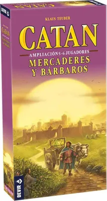Produktbild von Devir Die Siedler Von Catan Kaufleute & Barbaren Brettspiel Golden  Kinder Golden One Size