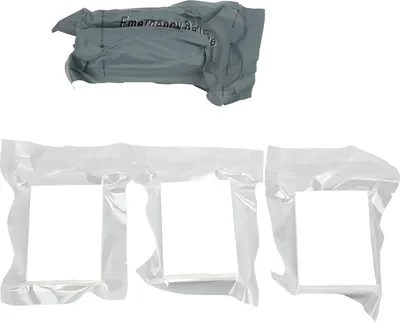 Immagine prodotto di Set di bendaggi di emergenza, 4 pezzi con garza compressiva, altamente elasticizzati per il primo soccorso, kit di pronto soccorso taglia S