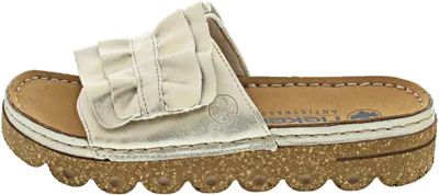 Produktbild von Rieker Pantoletten,Abs.b.35mm, o.Fußbett in beige, Gr. 36