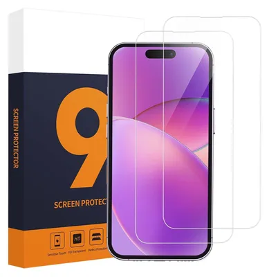 Produktbild von 2X 9H Glas Für Apple Iphone 14 Pro Hohe Kratzfestigkeit